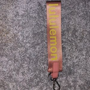 Lululemon Never Lost Keychain NWOT